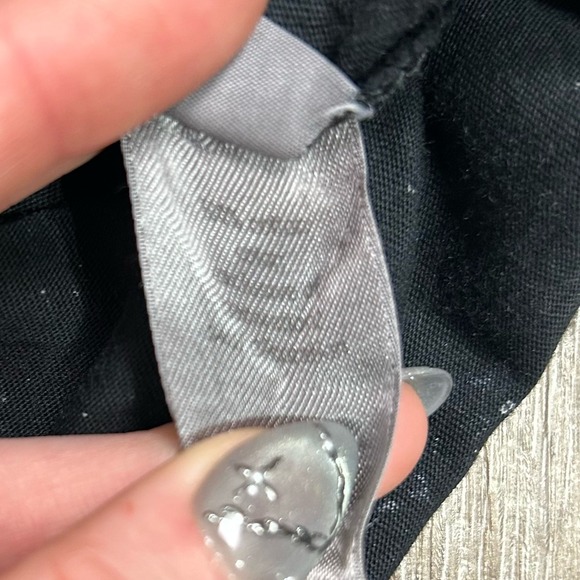 Y2K Whimsigoth Graphic Embellished Top Women's XL Black Crochet Fairy Grunge - Picture 6 of 10